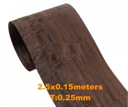 0.2-0.25mm Natural Thin Wood Veneer Roll White Oak Black Walnut Ebony Furniture Decorative Surface Board Panel Veener