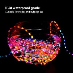 12V 4pin Data Return WS2811 WS2812 LED Seed Pixel String Lights Full Color Individually Addressable RGB for DIY Curtain Light