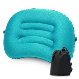 Ultralight Inflatable Camping Travel Pillow - Compressible Comfortable for Neck & Lumbar Support While Camp, Hiking, Backpacking