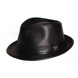 New Man High Quality Genuine Leather Cowhide Formal hat Gentleman Cow Skin Short Brim Black/Brown Top Hat Male Shows Gentleman