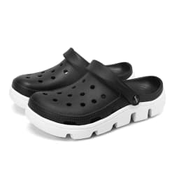 Men EVA Clogs Breathable Hole Sandals Lightweight Non‑Slip Soft Sole Summer Casual Slippers For Outdoor Street Beach Garden Shoe
