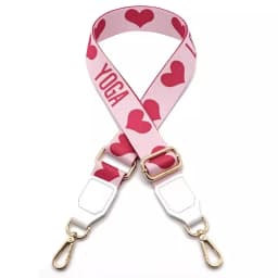 Adjustable Shoulder Strap Messenger Widening Accessories Adjustable Female Bag Heart-Shaped Strap Pink Love Strap Girly Heart