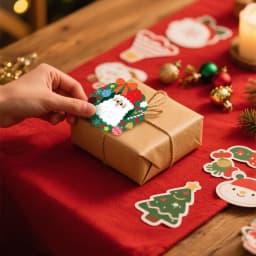 320 Pcs Christmas Roll Stickers Winter Holiday Envelope Stickers Round Xmas Label Tag Seal Sticker for Christmas Party, 1.5 inch