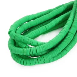 6mm 350pcs/lot Color Flat Round Polymer Clay Beads Loose Spacer Beads for Jewelry Making DIY Bracelet Necklace Earrings Design