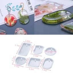 Keychain Pendant Twelve Constellation Silicone Mold For Epoxy Resin Casting Creative Earrings Jewelry Pendants Making Molds