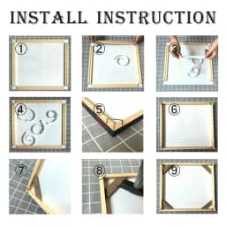 24 Sizes Modern Wood Canvas Frame Wooden Frames Wooden Photo Oil Painting Canvas Diamond Painting Frames Canvas Wood Wall Frame