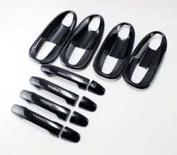 Funduoo For Mercedes Benz Vito W447 V-Class 2014-2020 Carbon Fiber Car Door Handle Cover Styling Accessories