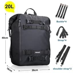 Rhinowalk Motorcycle Pannier Bag Waterproof Inner Bag Tail Bag 10L/20L/30L Free Collocation Rear Seat Bag Cycling Backpack