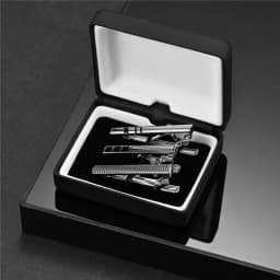 Wed Tie Clips For Men Short Pin Tie Wedding Guests Gifts With Box Tie Clipper To Man Shirt Black Man Cufflinks Fashion Jewelry