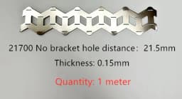 18650 And 21700 Battery 2P Wavy Nickel Strip Nickel Sheet W Type Nickel Strip Coil 2 Units W Type