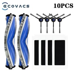 Ecovacs Debot T30 Pro Omni / T30 OMNI / YEEDI M12 Pro+ Parts Roller Side Brush Hepa Filter Dust Bag Mop Cloth Bracket