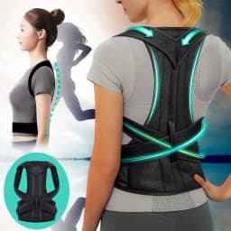 1pc 2026 One-Piece Back Brace, Unisex, Shoulder Brace, Adjustable Full Back Support, Suitable for Upper and Lower Back.
