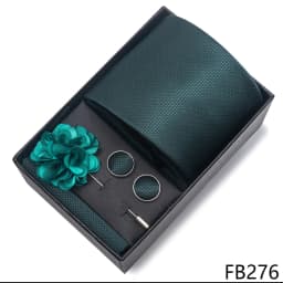 New Designer Blue Red Green Paisley Ties For Men Wedding Party Neck Tie Luxury Tie Pocket Square Cufllink Brooch Set