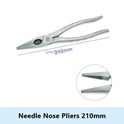 Orthopedics Nice Flat Nose Pliers with Serrated Jaws Veterinary Orthopedics Instruments
