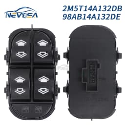 Master Power Window Lifter Control Switch For 1998-2003 2004 2005 Ford Focus Mk1 98AB-14A132-DE 2M5T14A132DB 98AB14A132DE