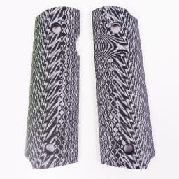 1Pair Tactics Full Size G10 Material Peacock Textured 1911 Grips Patches DIY Making Replace Accessories Scales Decor Slabs