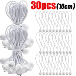 Outdoor Elastic Ball Rope Bungee Cords Portable Tent Fixing Tarpaulin Awning Canopy Heavy Duty Tarp Tie Down Tent Accessories