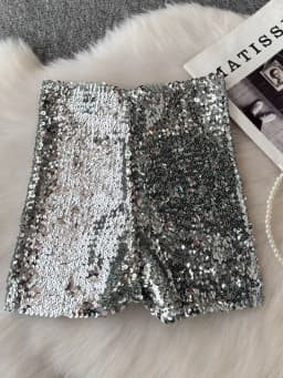 Shinny Sequins Short Pants Women Hot Summer High Waisted Female Booty Shorts Sexy Girl Streetwear Y2k Short Pants Dropshipping