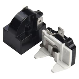 1 Set Refrigerator PTC Starter Relay Replacement Compressor Overload Protector For Mini Fridges Coolers Easy To Install