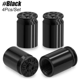 4PCS Tire Valve Stem Caps for Car Tires Universal Stem Covers for Car Leak Proof Stem Cover for SUV Truck Bicycle Motorcycles