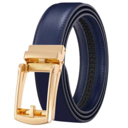 3.5cm Belt for Men Automatic Genuine Leather Belt Men Leather Ratchet Adjustable Real Ratchet Leather Dress Designer