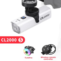 TOWILD CL2000 Bicycle Light With Cut-off Line Beam 2000LM Rechargeable 5000mAh Led Bike Front Lights IPX6 MTB Cycling Headlights