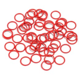 50pcs 8mm 10mm Colorful Single Loop Ring Metal Closed End Single Ring For Diy Jewelry Making Connectors Accessories Supplies