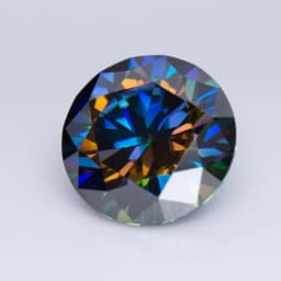 Moissanite Stone Round Cut Rainbow Purple Color DIY Charms Jewelry Making Ring Necklace Earrings Main Materials Certificate