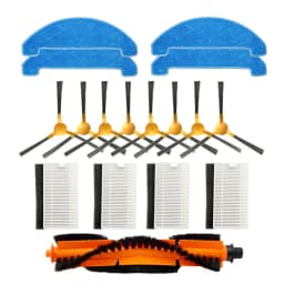 For Liectroux LILIN X6 ABIR K30 K20 X9 Robot Vacuum Cleaner Parts Main Roller Side Brush HEPA Filter Mop Cloth Rags Dust Bags