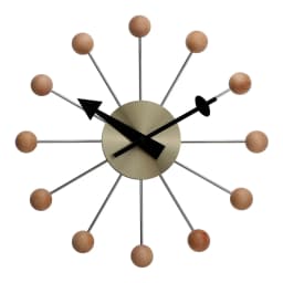 Modern Wall Clock Silent Non Ticking 13 Inch Pop Color Decorative Ball Clocks for Living Room Kitchen Office Wall Clocks