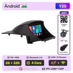 Android 16 Car Radio For Ford Fiesta MK6 MK7 2009 - 2017 Carplay Android Auto Stereo Player GPS Navigation Wifi Video Autoradio