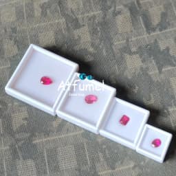 Wholesale 10pcs Loose Diamond Display Package Box Square Gem Stone Beads Pendant Earring Organizer Gemstone Gift Box Showcase