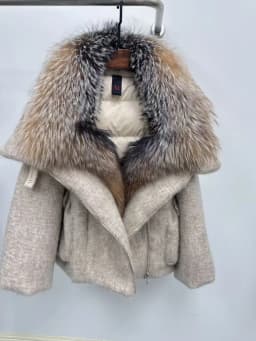 OFTBUY Luxury Short Big Fox Fur Goose Down Coat Female Natural Fur Puffer Jacket New Autumn Winter Thickened Warm Clothes Women