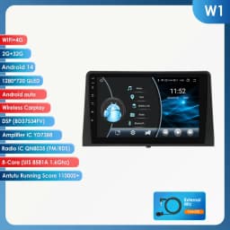 Android 14 Car Radio for Citroen Berlingo 2019 Peugeot Partner Rifter 2020 Opel Combo Multimedia Player 2Din 360 Cam Carplay Gps