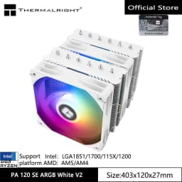 Thermalright Peerless Assassin 120 SE V2 Computer Case Air Cooling Radiator, Support LGA1851/1700/AM5/AM4 with 120x120x28mm Fan