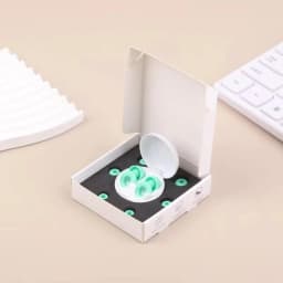 1 Box Silicone Earplugs Silicone Material Insulation Noise Reduction Earplugs Noise Reduction Insulation Earplugs Airplane