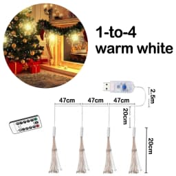 LED Firework Light 2x 4x 6x USB Powered Hanging Fairy Lights DIY Starburst Lamp for Garden Christmas Garland Festival Decor