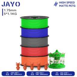 JAYO 5.5KG 3D PETG / High Speed Matte PETG / PLA Classic Printer Filament 1.75mm 3D Printer Filament Neatly Wound PETG for 3D