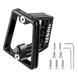 For Birdy Dahon 412 SP8 Folding Bicycle Front Bag Carrier Mount Adapter Adjustable Clamp Ring Bike Front Bag Holder Adapter
