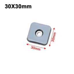 8pcs Slider Pad Easy Move Heavy Furniture Table Bases Protector Legs Anti-abrasion Floor Mat with Screws