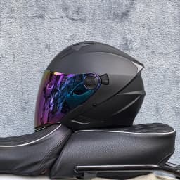 ORZ motorcycle helmet, half face, double mirror, all season men's and women's fashion, half helmet, all season universal