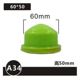Green Color Non Stick Dust Resistant Anti-static Pad Printing Adhesive Head Pad Rubber Head with Shipping Cost