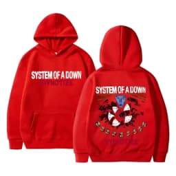 Vintage Rock Band System of A Down Hypnotize Print Hoodie Men Alternative Metal Music Sweatshirt Mens Gothic Harajuku Streetwear