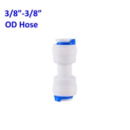 Reverse Osmosis Quick Connector 1/4"3/8"OD Hose Tee Y Coupling 4 Way Equal Convert Elbow Straight RO Water Aquarium Pipe Fitting