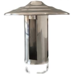 Rain Cap Stainless Steel Stove Pipe Chimney Cap Flue Liner Cap Chimney Cowl Duct Rain Cap Terminal Firewood Heating Stove Parts