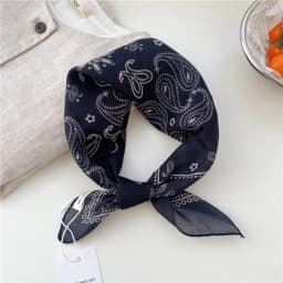 56cm Print Geometric Pattern Headscarf Scarf Square Scarves Kerchief Neckerchief Bandanas Neck Wraps Hair Ribbon Band Headband