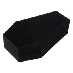 Velvets Jewelry Storage Box Coffin Shape Ring Necklace Earring Box Display Cases Desktop Decoration Jewelry Organizer
