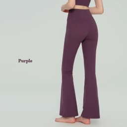 Women's High Waisted Tight Fitting Hip Lifting Slim Leg Long Yoga Flared Pants Breathable Comfort Fitness Leisure Sports Pants