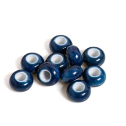 15#10pcs Special Round Retro Big Hole Ceramic Porcelain Bead Pendant Jewelry Making Beads Handmade Materials Bracelet Z036