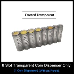 Multi Pocket Driver Waiter's Purse Waist Wallet 8 Slots Euro Coin Dispenser Coin Holder Sorter Collector Fanny Pack Cash Receipt